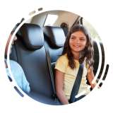car safety: baby in rear-facing carseat