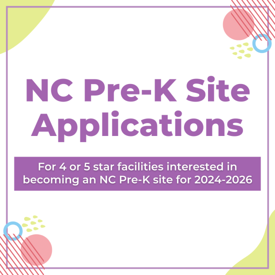 NC Pre-K Site Applications