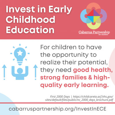 invest in early childhood education infographic