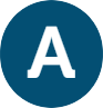 Heatstroke Prevention: The letter A in a blue circle